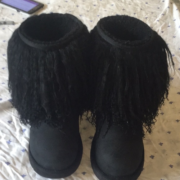 long hair ugg boots
